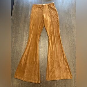 ALTARD STATE BROWN RIBBED FLARE PANTS - Size Medium SKU:76